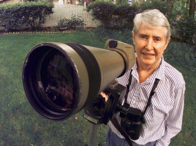 Photo of Phobe Snetsinger, the world-famous birder and author of Birding on borrowed time.